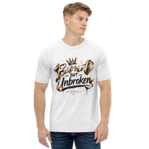 I.T.O.C “Burned But Unbroken” All-Over Crew Neck Tee