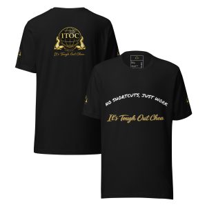 I.T.O.C Core Lightweight T-Shirt – “No Shortcuts, Just Work” (Whitemark)