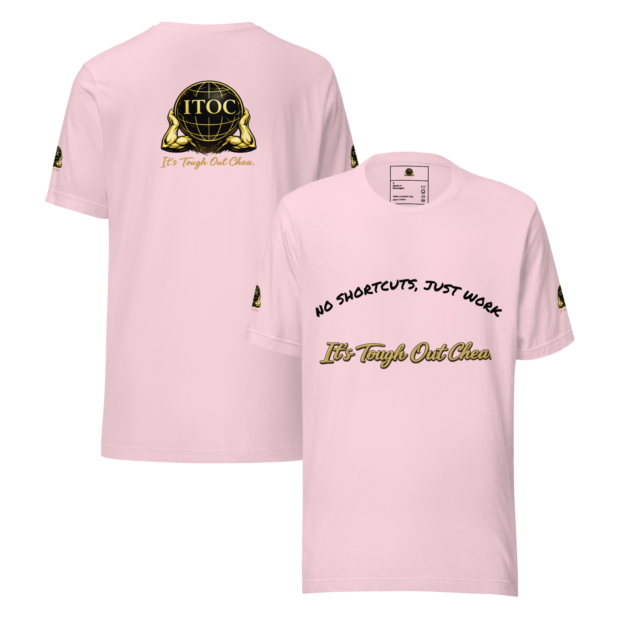 I.T.O.C Core Lightweight T-Shirt – “No Shortcuts, Just Work” - Image 12